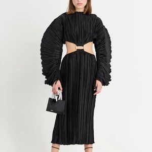 Cult Gaia Akilah Dress Black XS Like New